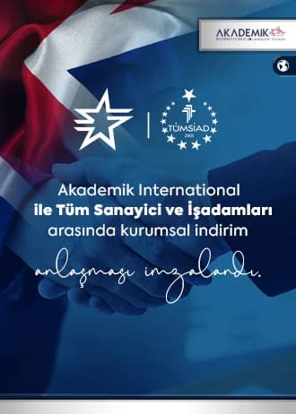 Akademik International – TÜMSİAD Kurumsal İndirim Anlaşması Akademik International Dil Kursları ile Tüm Sanayici ve İşadamları Derneği (TÜMSİAD) Arasında Kurumsal İndirim Anlaşması İmzalandı