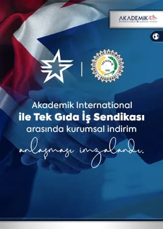 Akademik International – Tek Gıda İş Sendikası Kurumsal İndirim Anlaşması Akademik International Dil Kursu ile Tek Gıda İş Sendikası Arasında Kurumsal İndirim Anlaşması İmzalandı